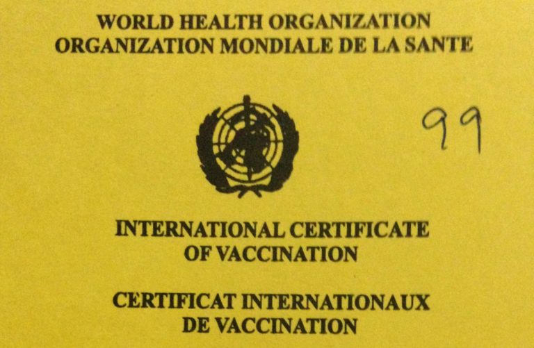 Yellow Fever Vaccination Certificate (WHO)