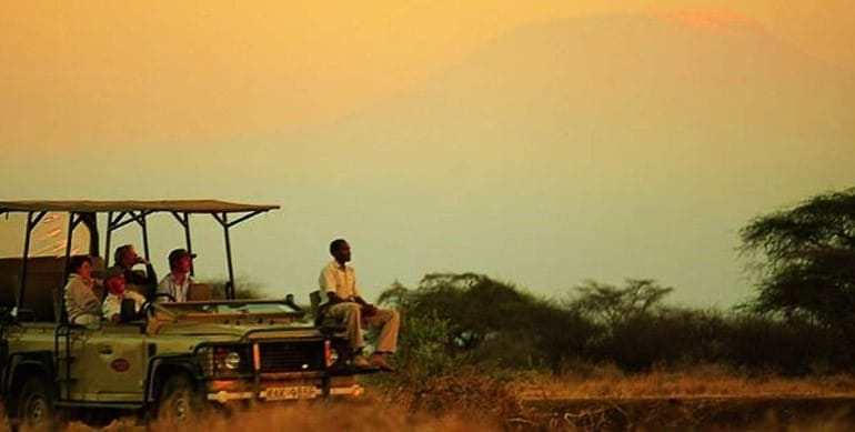 Amboseli Game Drive, Near Mt Kilimanjaro