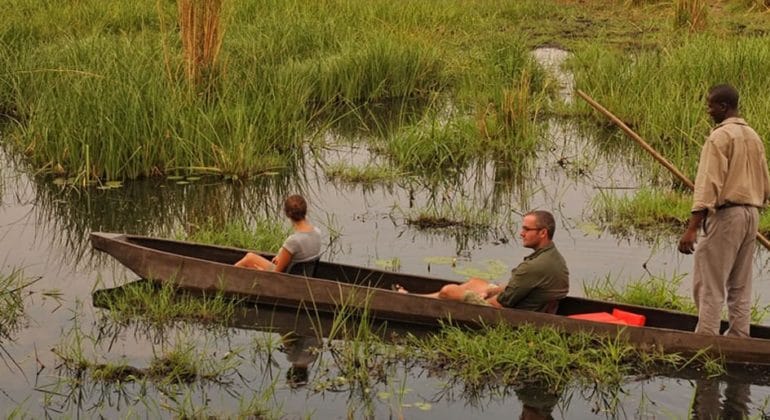 Mokoro Ride near Chobe National Park, Botswana
