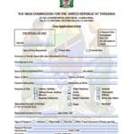 tanzania visa application form-india