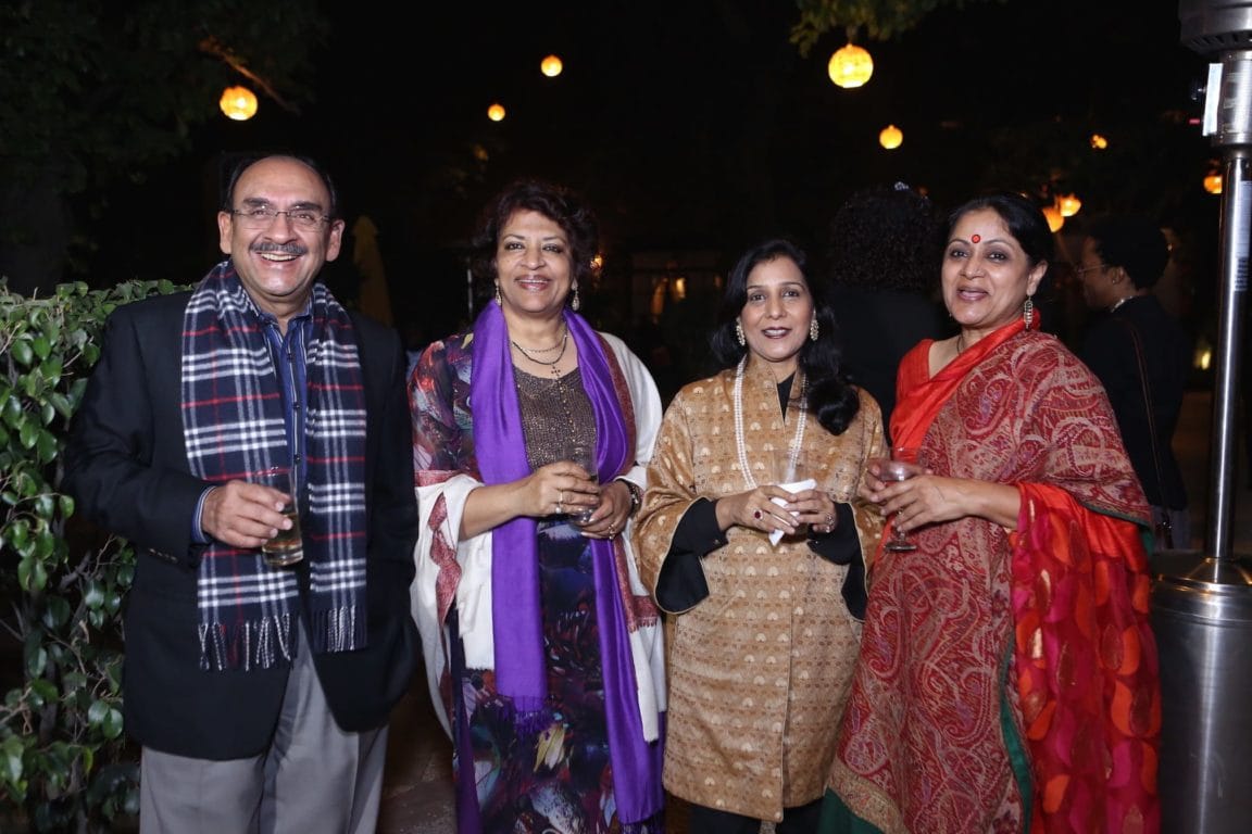 Ajay S. Shriram (Chairman - DCM Shriram), Kumkum Sen, Vandana Shriram, and Smita Srivastava (Co-Founder, Chalo Africa)