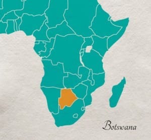 botswana map