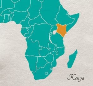 kenya map