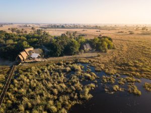 Selinda Camp Aerial View