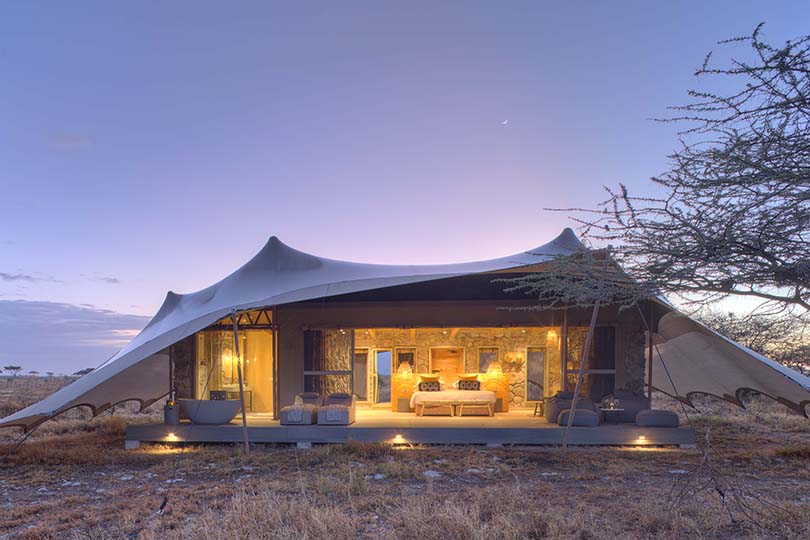 Namiri Plains Tent View