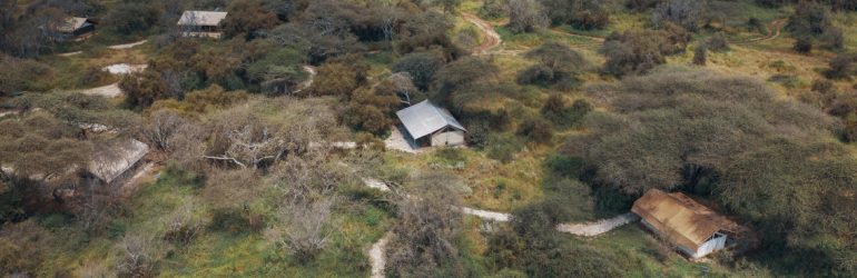 Porini Amboseli Camp Aerial View