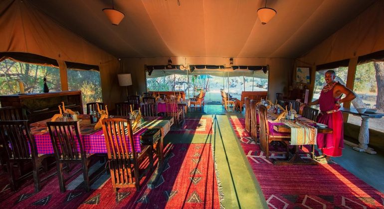 Porini Amboseli Camp Dining
