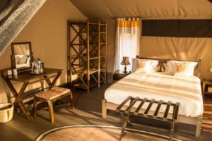 Porini Cheetah Camp - Guest tent interior 2