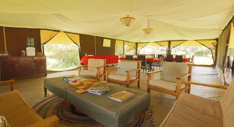 Porini Lion Camp Lounge