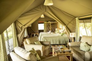 Porini Lion Camp Tent Interior