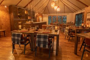 Sayari Camp Indoor Dining
