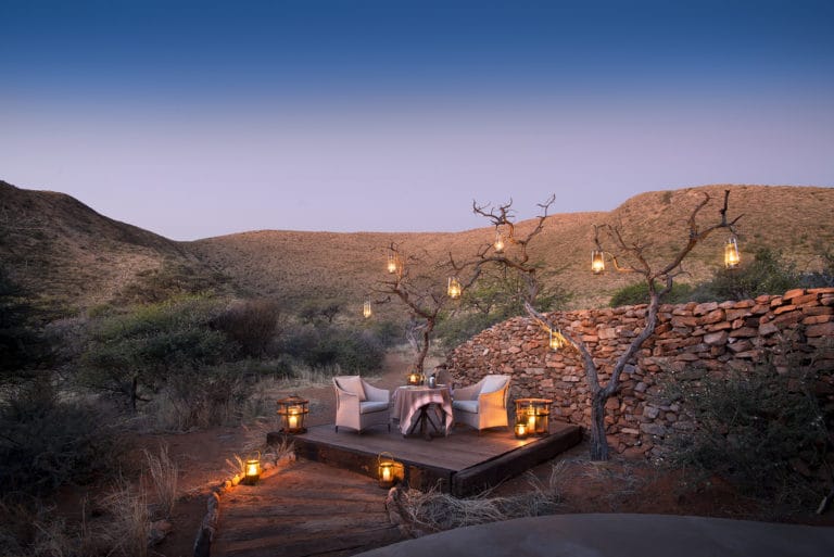Tswalu Tarkuni private dining