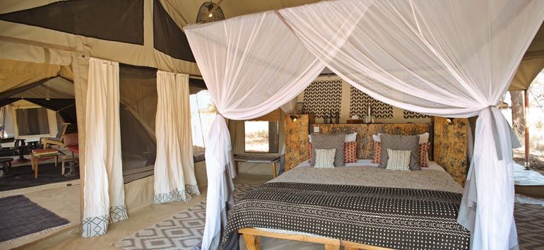 Ubuntu Migration Camp Tent Interior