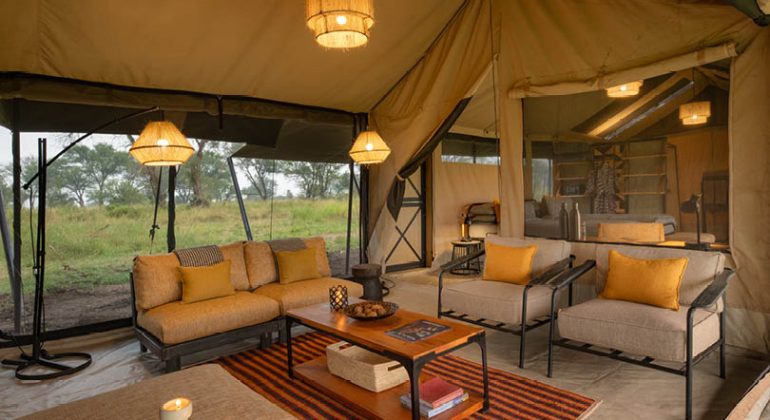 Ubuntu Migration Camp Tent Lounge