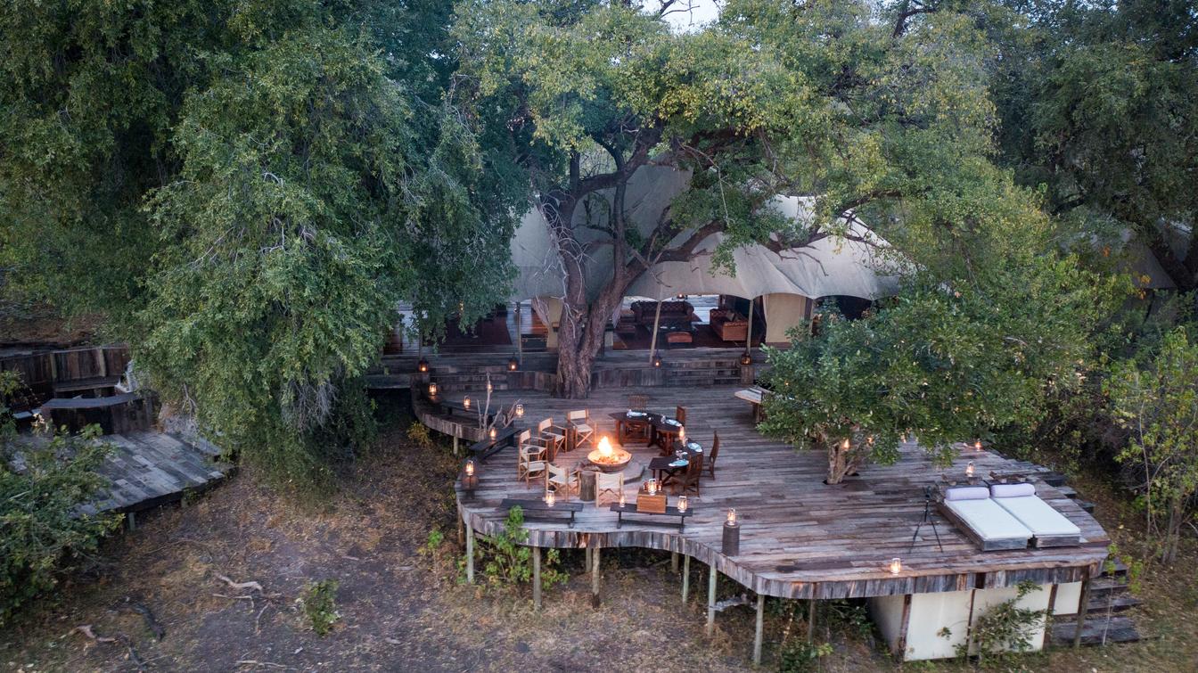 Zarafa Camp Aerial View