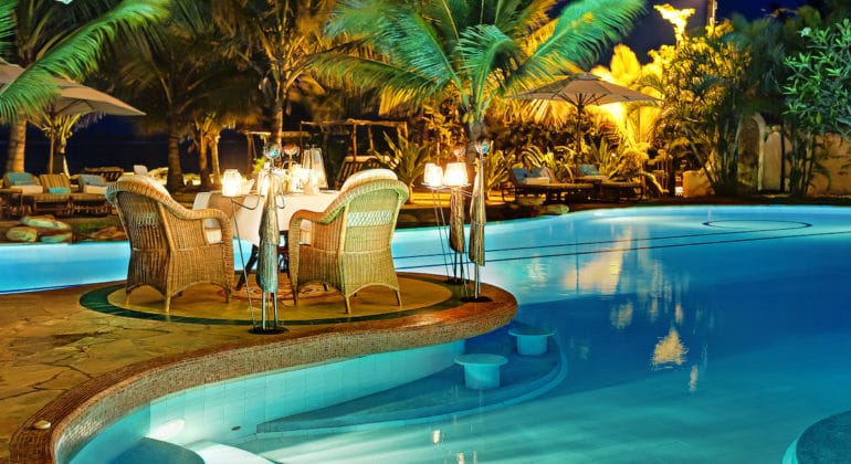 Afrochic Diani Beach Poolside Dining