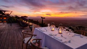 Elewana Loisaba Tented Camp Dining Deck