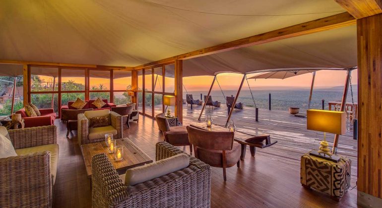 Elewana Loisaba Tented Camp Lounge