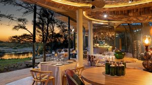 Grumeti Serengeti River Lodge Dining