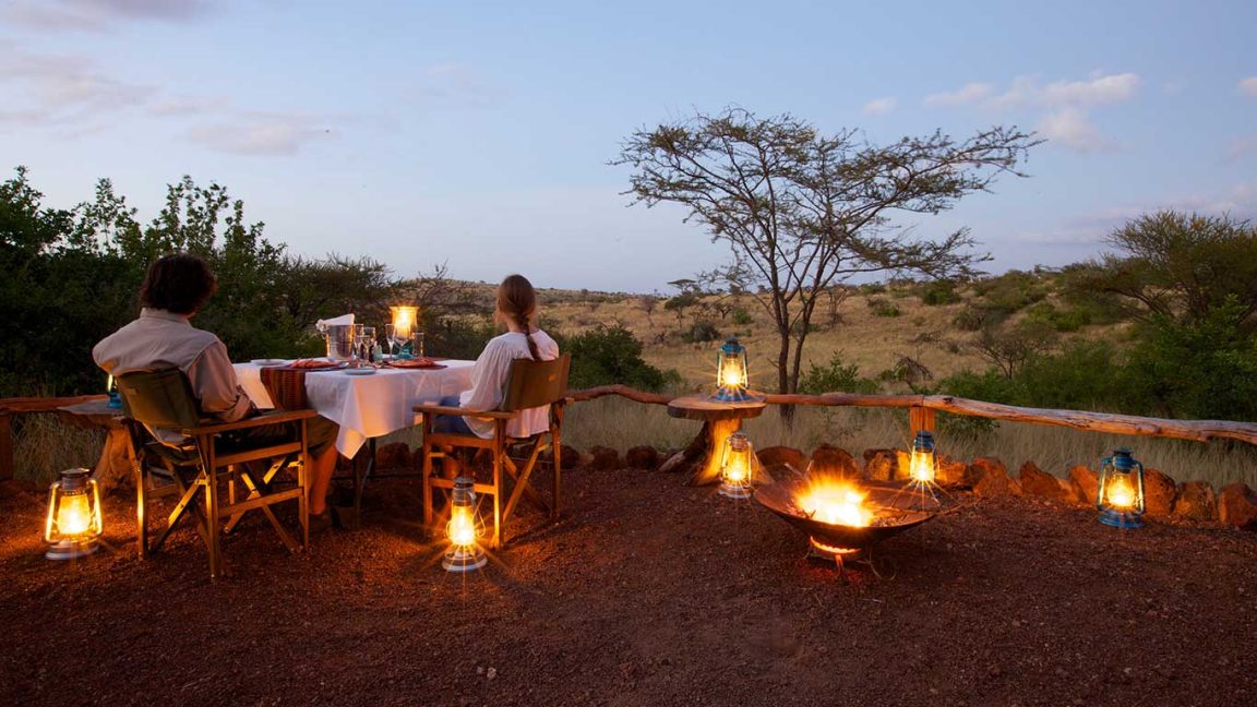 Lewa Safari Camp Campfire