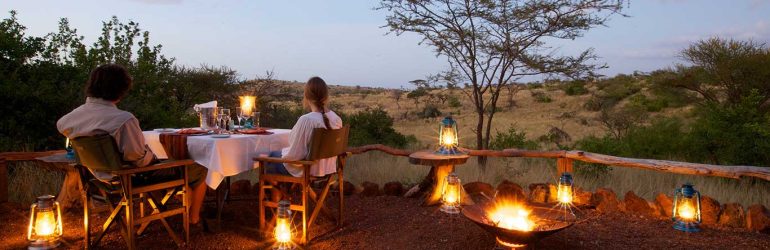 Lewa Safari Camp Campfire