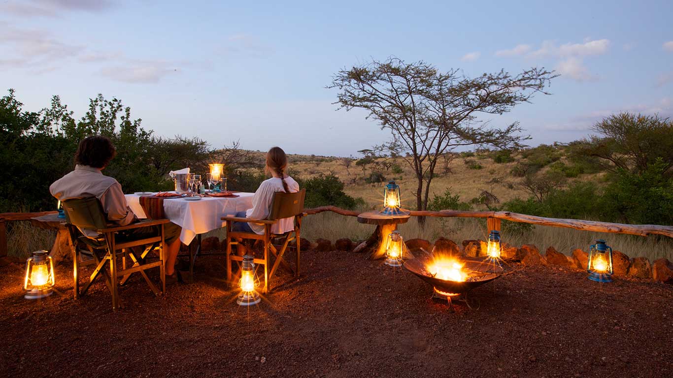 Lewa Safari Camp Campfire