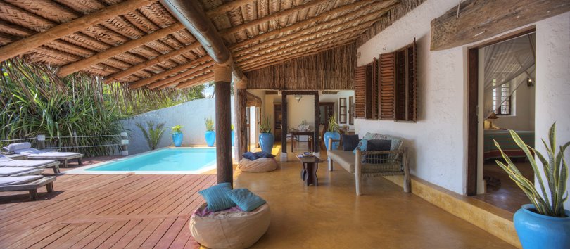 Matemwe Beach House Outdoor Verandah