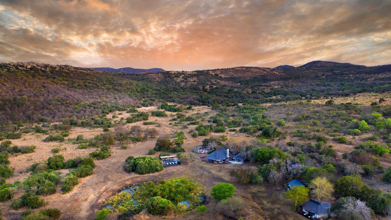 Phinda Zuka Lodge Aerial View