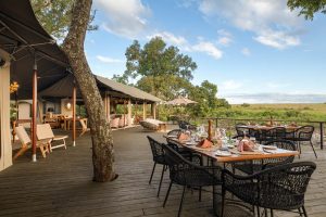 Rekero Camp Deck Dining