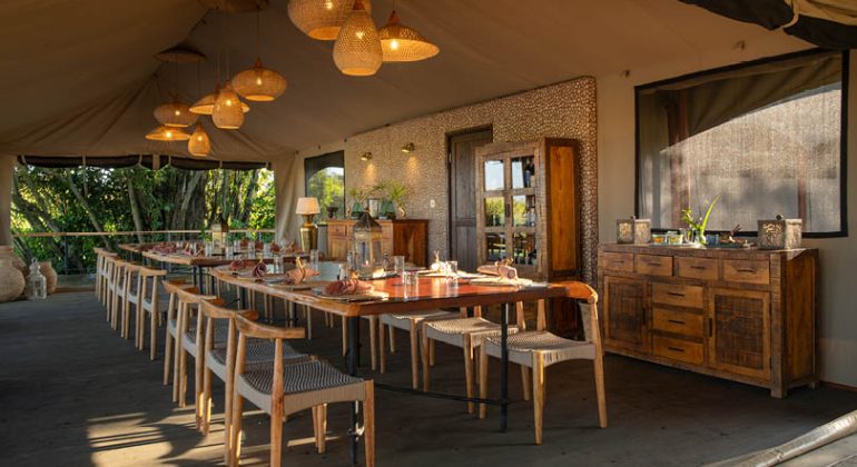 Rekero Camp Dining