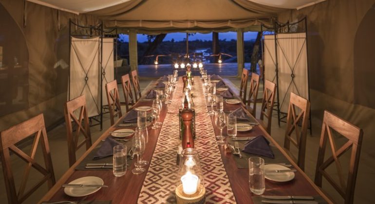 Rekero Camp Dining