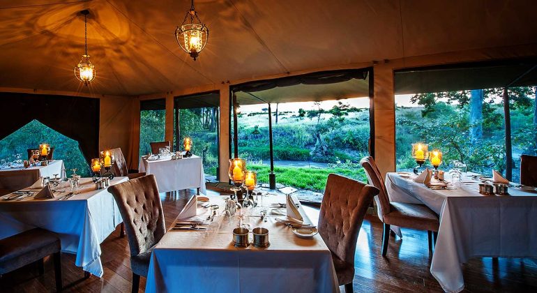 Sand River Mara Dining Tent