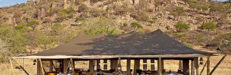 Serengeti Pioneer Camp Dining