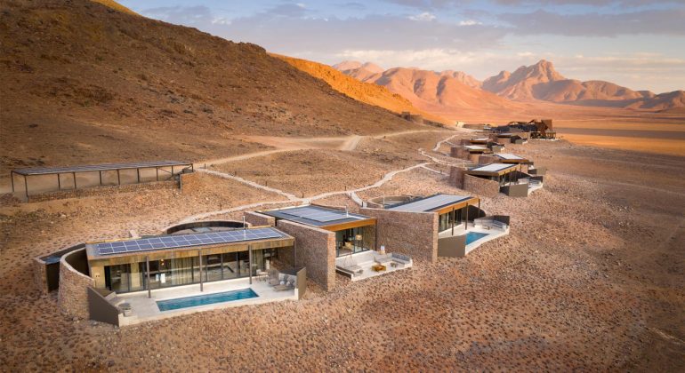 Sossusvlei Desert Lodge Aerial View