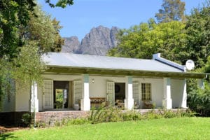 Boschendal Farm Cottage View