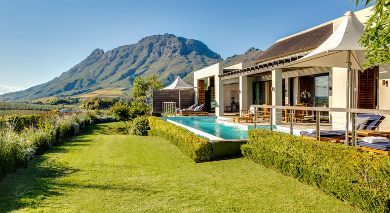Delaire Graff Owners Lodge Exterior