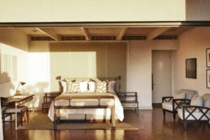 Deluxe Lodge Bedroom Interior