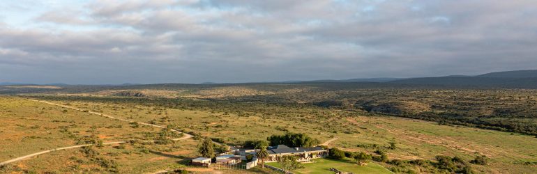 Kwandwe Fort House Aerial View