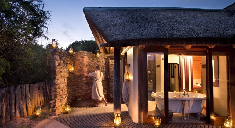 Kwandwe Great River Fish Lodge Bathroom
