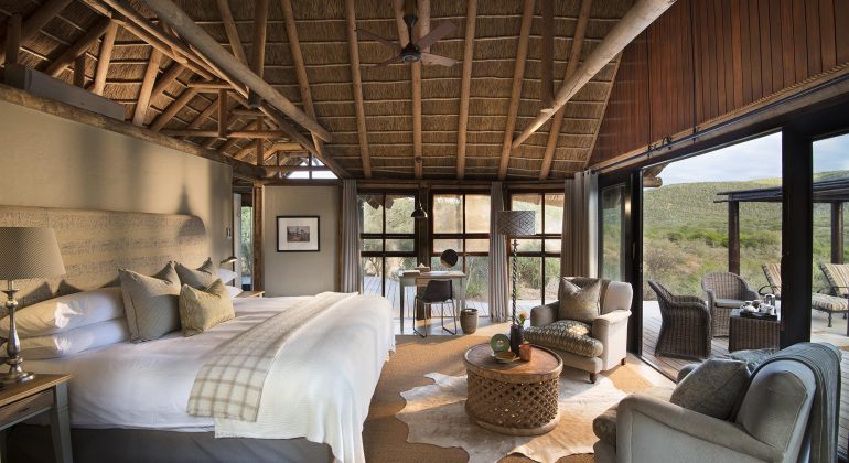 Kwandwe Great River Fish Lodge Bedroom