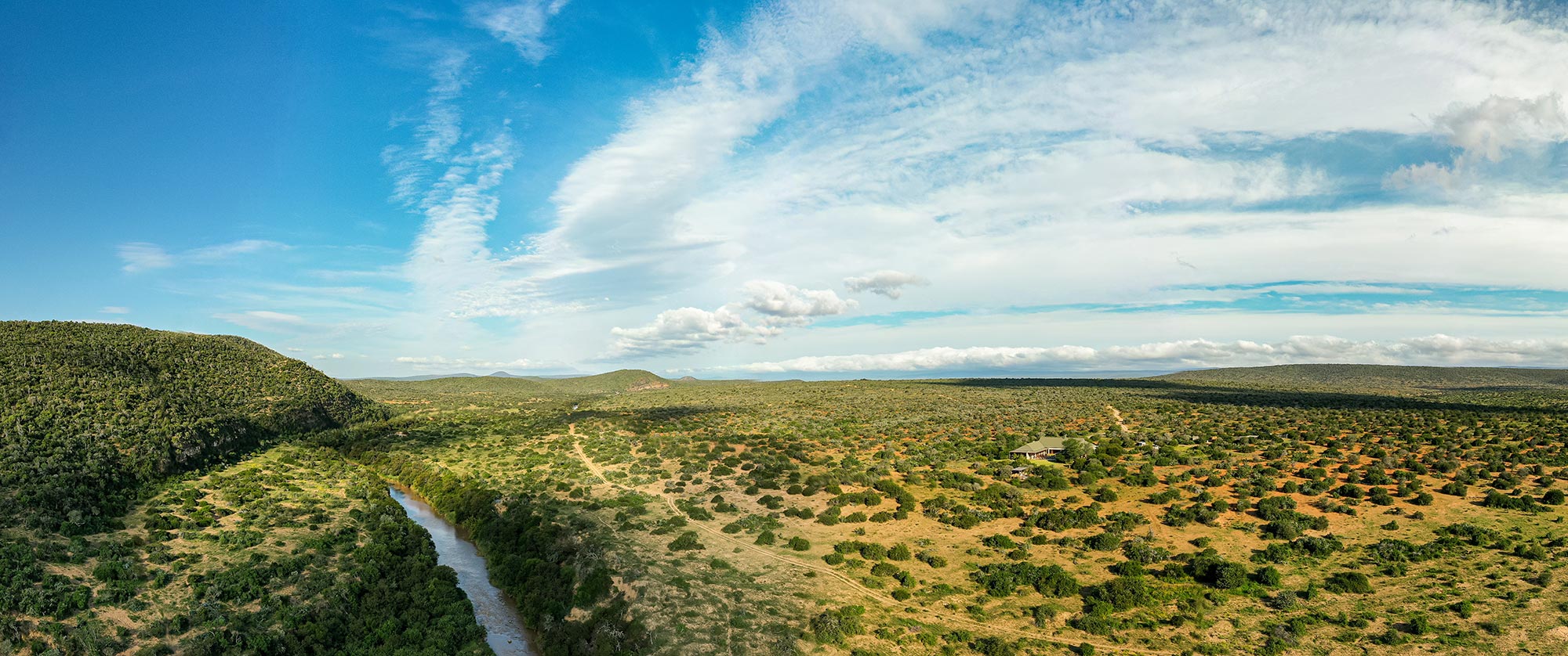 Kwandwe Melton Manor Aerial View