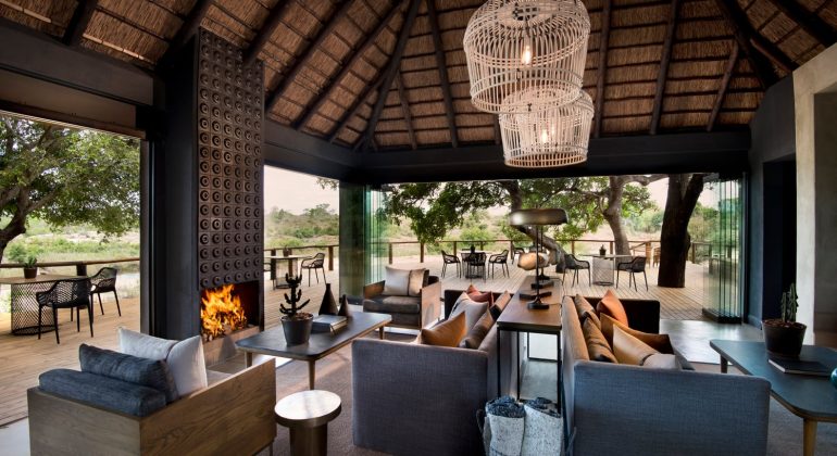 Lion Sands Ivory Lodge Lounge Area