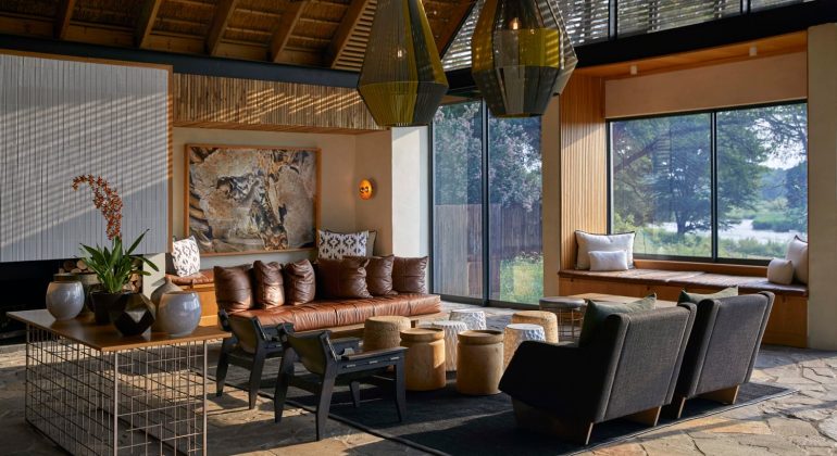 Lion Sands River Lodge Main Area