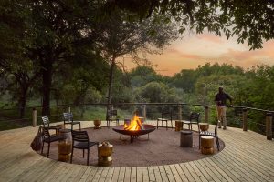 Lion Sands Tinga Lodge Campfire
