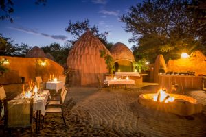 Lukimbi Safari Lodge Outdoor Dining