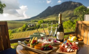 Luxury Vineyard Lodge Breakfast