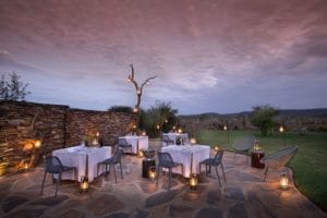 Madikwe Safari Lodge Outdoor Dining