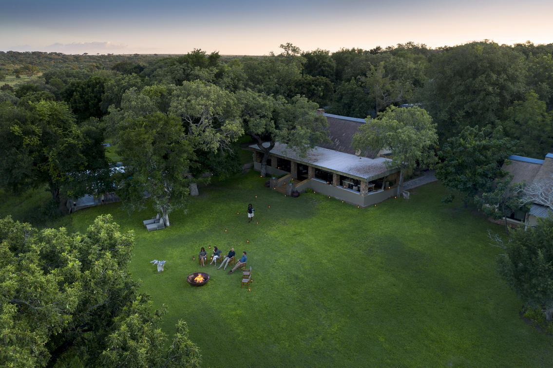 Singita Castleton Lodge Aerial View