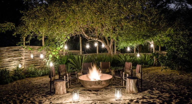 Singita Ebony Lodge Outdoor Dining