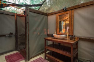 Busanga Bush Camp Bathroom